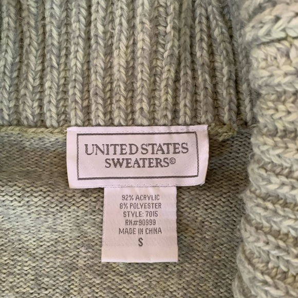 Pistachio Green One Button Knit Collared Sweater S - Picture 2 of 8